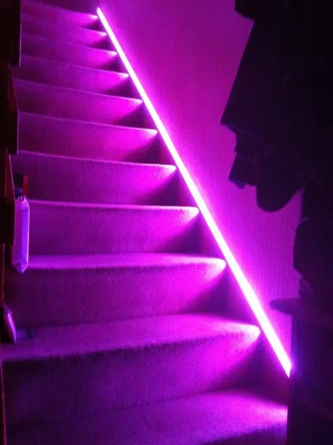 10M Colour Changing Kitchen Stairs Ceiling Coving Led Lighting - Plug & Play Set