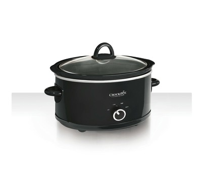 7-Quart Manual Slow Cooker, Black, Crock-Pot Stoneware Cooker 10