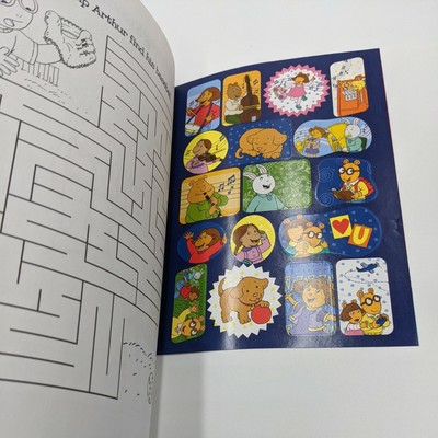 PBS KIDS ARTHUR Coloring and Activity book Ages 3+ Activity Book By