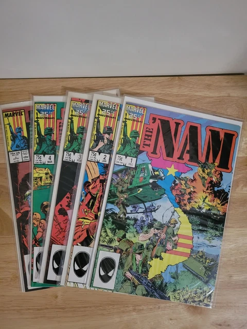 The Nam 1 - 20 Complete Run Of Marvel Comics 'NAM 1986 80's ALL VF/NM Condition 2