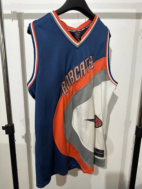 LOT OF 2 MENS XL CHARLOTTE BOBCATS JERSEYS RAYMOND FELTON SEAN MAY REEBOK  42 20