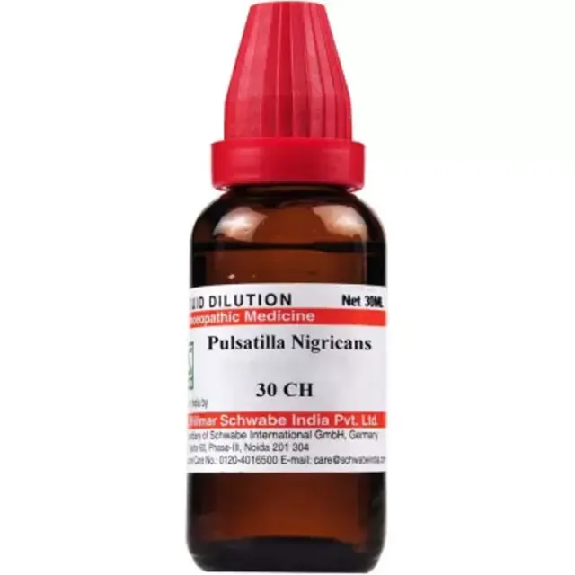 Willmar Schwabe India Pulsatilla Nigricans (30 ml) 100% homeopático