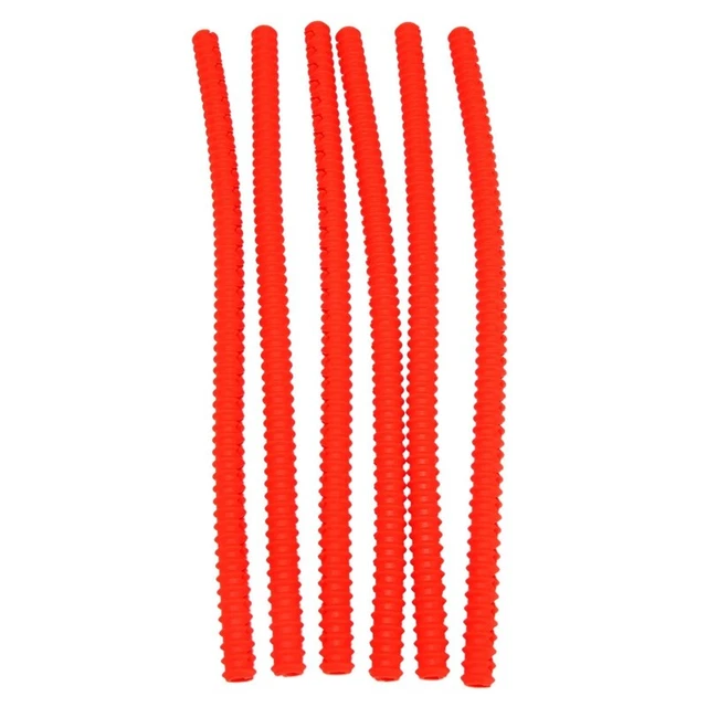 Paquete de 6 protectores de estante para horno de silicona, cubierta protectora de borde de horno, 14 pulgadas D3V3