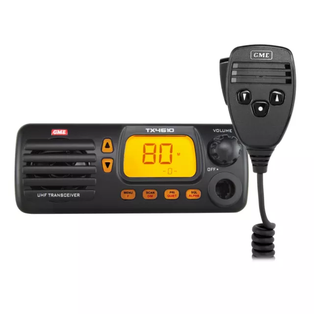 New GME 5 Watt IP67 UHF CB Radio TX4610