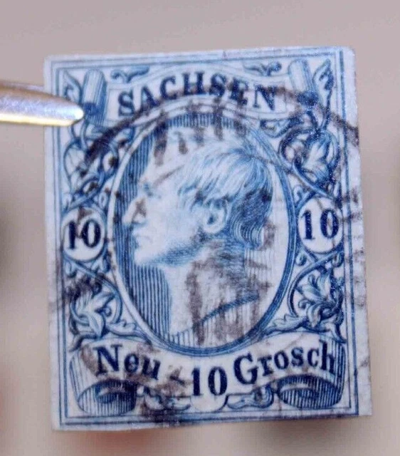 Altdeutschland Sachsen: Urige Mehrfach-Sammlung auf Blättern/Vordrucken