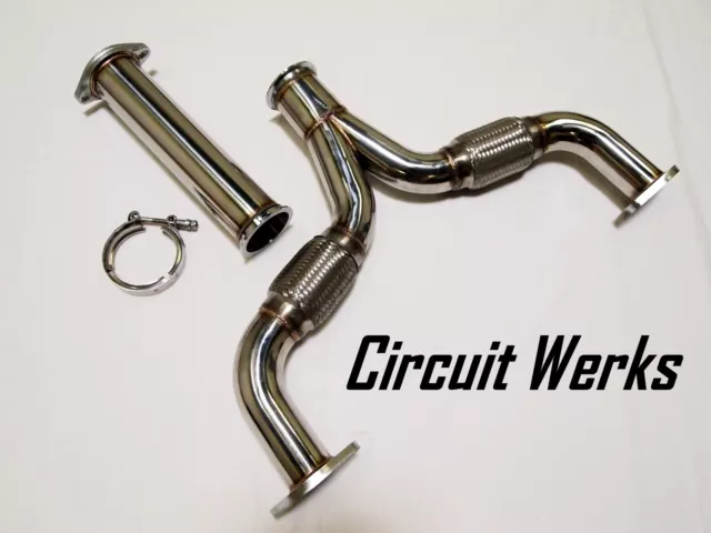 "Werks Infinity G35 Straight Y-Pipe Soft Exhaust Mi G35 True 2.5"" Circuit"