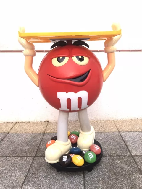 Rare Vintage Old Original M&M Large Shop Display Advertising Figure 1m Tall !