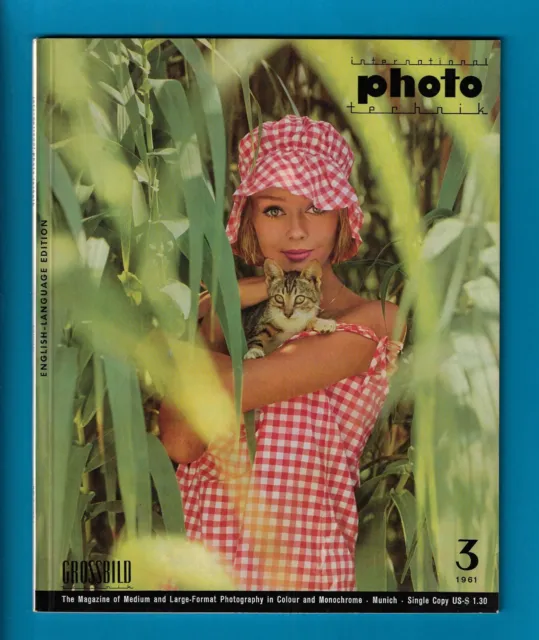 Vintage International Photo Technik Magazine English Language Edition 3/1961