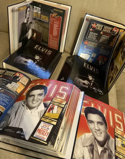 DeAgostini  ELVIS PRESLEY  Official Collector's Edition 90 MAGAZINES + 6 BINDERS