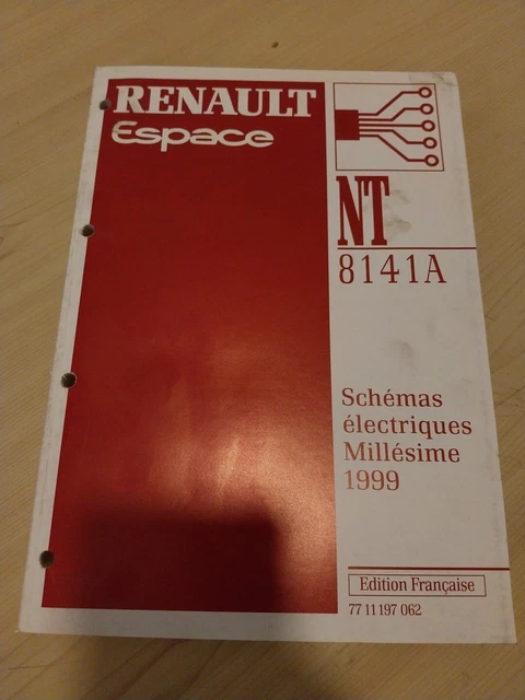 Renault note technique Espace remplacement caisse Matra édition 1983