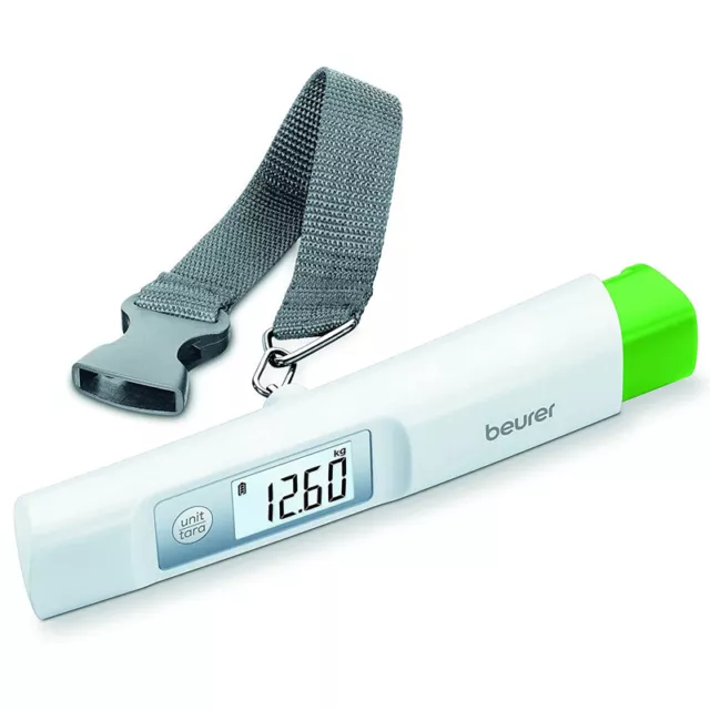 Beurer LS 20 eco Kofferwaage max. Tragkraft 50 kg Digitalanzeige 10 g Einteilung