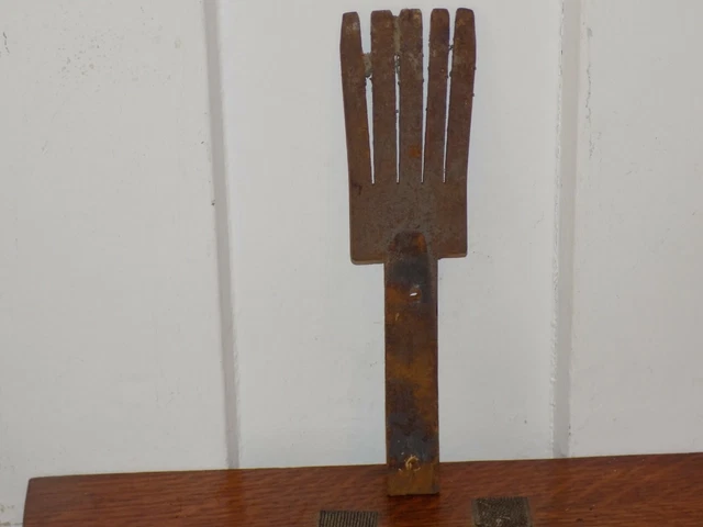 Vintage Forged Eel Trident Spear Head D Vintage Forged Eel Trident Spear Head D