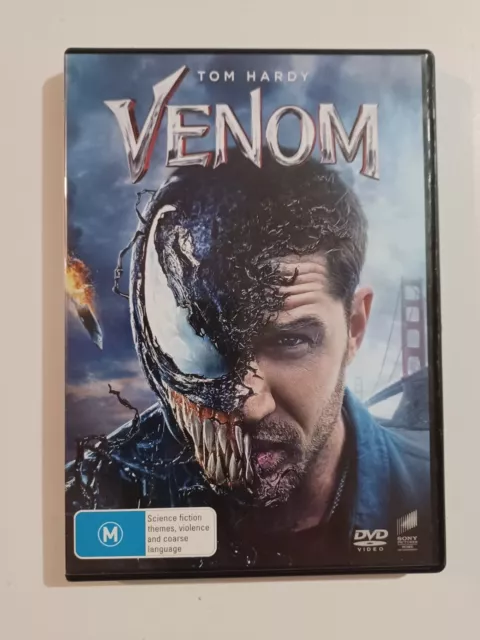 Venom DVD VGC Region 4 Tom Hardy Scott Haze Marvel Superhero Free Postage