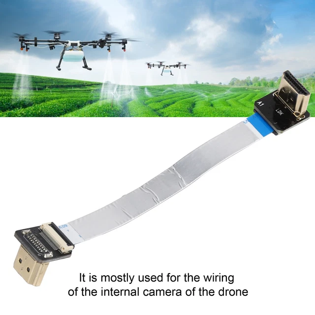 Adaptador de pografía aérea HD curva de 90 grados cámara pequeño cable adaptador para caliente