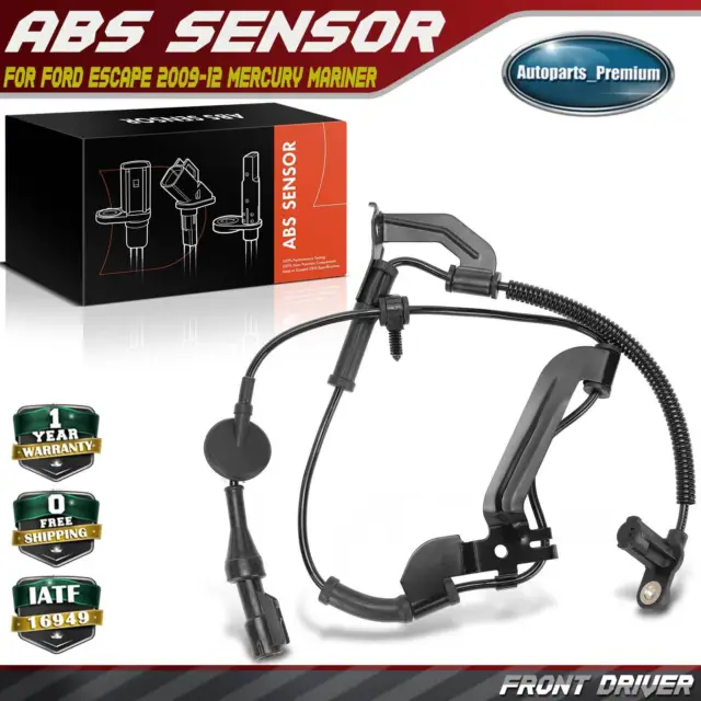 ABS Front LH Wheel Speed Sensor for Ford Escape 09-12 Mercury Mariner 2009-2011