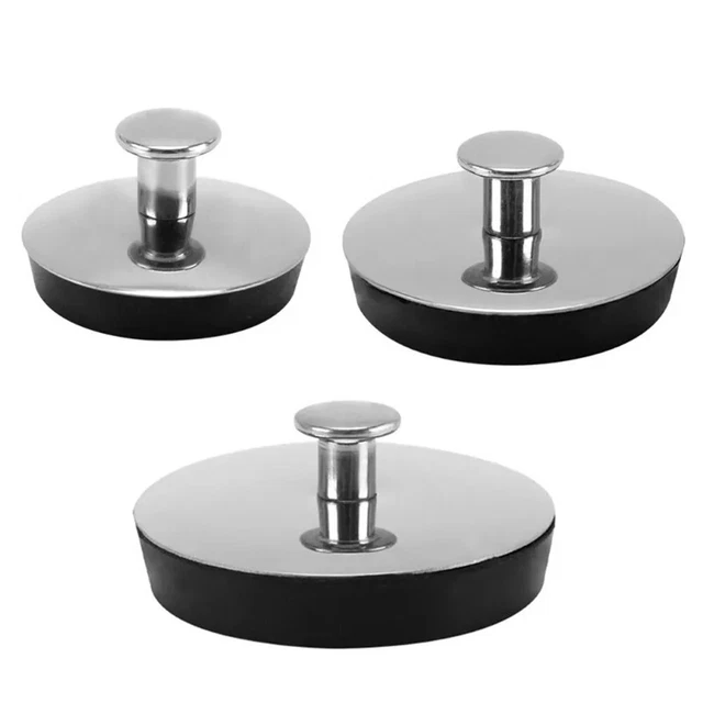 QUARKZMAN 3 Pcs Bouchon Caoutchouc pour 48-49mm de Trou Blanc Bouchons Silicone Souples et Flexibles, Bouchon de Trou en Forme de T avec Boîte