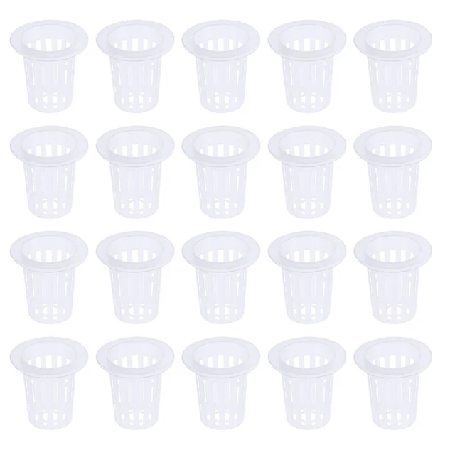 60 Pcs Root-Fixierer Hydroponisch Netzbecher Pflanzen Gartennetz