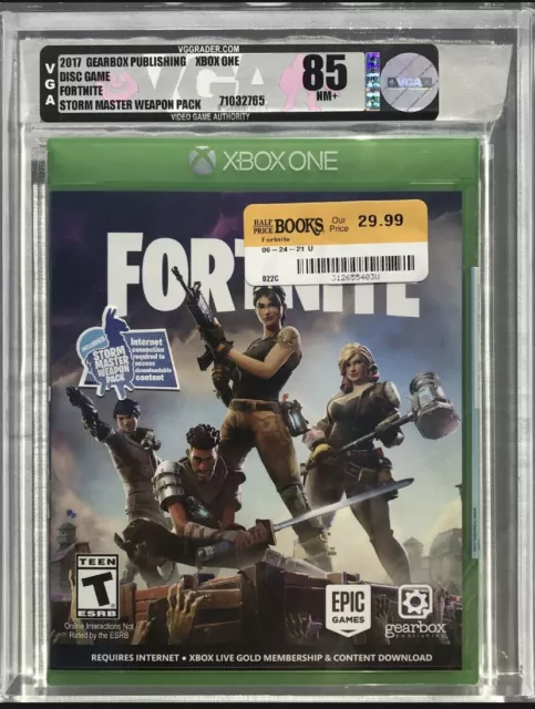 XBOX ONE - FORTNITE - FACTORY SEALED - WATA 9.8 A - EPIC GAMES 2017 FIRST  PRINT