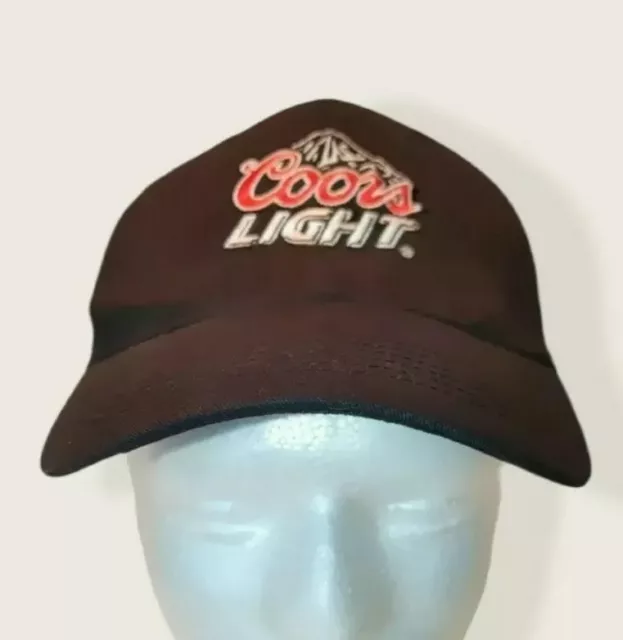 Coors Light Hat Logo Printed Baseball Cap One Size Fits All Hook & Loop