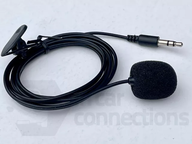 Mini Externo Micrófono para Portátiles Coche Estéreo Radio 3.5mm Clip Handsfree