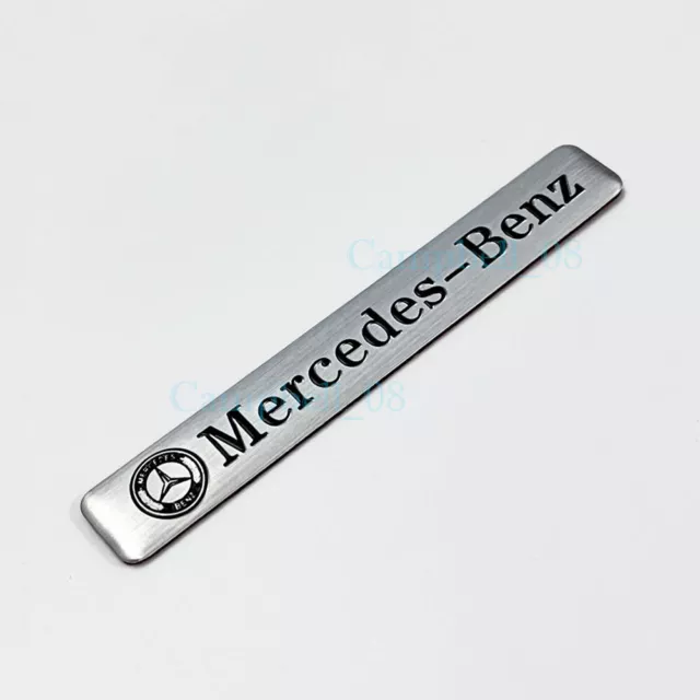 1 Stück Für Mercedes-Benz Logo Silber Kotflügel Abzeichen Aufkleber Embleme Auto