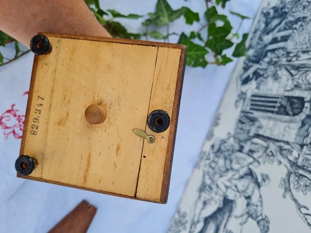 Ancien Metronome Maelzel Musique En Bois Fonctionne 8
