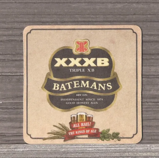 All Hail The Kings of Ale Series Batemans Brewery Triple XB Beer Coaster-32449