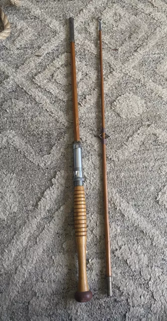 OLD MONTGOMERY WARDS TONKIN CANE Sport King M36 BAMBOO CASTING ROD