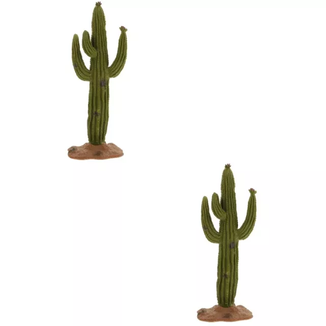 2 PZ ACCESSORI Miniature Pianta Verde Deserto Modello Piante Succulente EUR  13,97 - PicClick IT