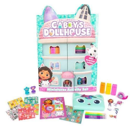 DREAMWORKS GABBY'S DOLLHOUSE Miniatures Activity Set Creative Craft ...