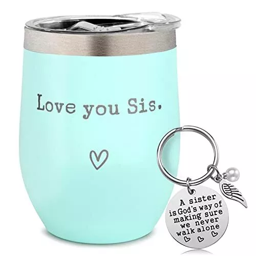 Sister Gifts from Sister - I Love You Sis - Sister Gifts for Birthday - Gradu...