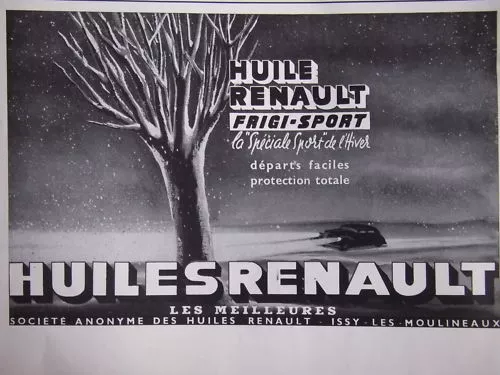 La Speciale Sport Advertising - Frigi-Sport - Renault Oil