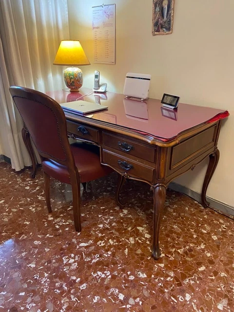 scrivania + poltroncina stile classico 150 x 75 x 77 (H)