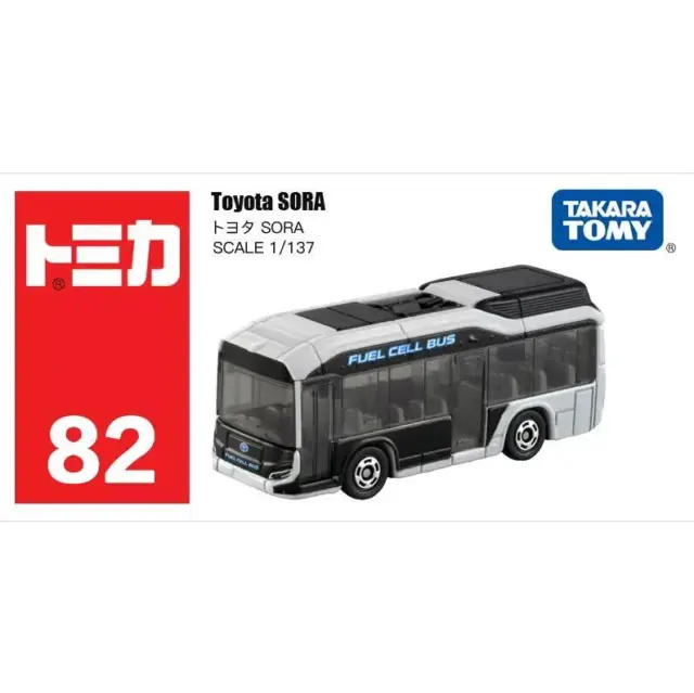 Takara Tomy Tomica 82 TOYOTA SORA FUEL CELL BUS Metal Diecast Vehicle Model Car