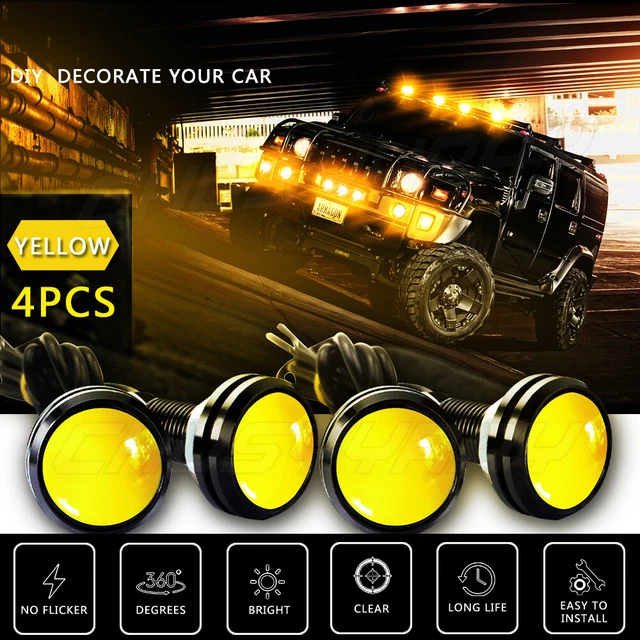 thumbnail image 2 of 4 Amber/White LED Grille DRL Daytime Running Lights Kit For Ford F150 F250 F350 2010-2014 & 2017-2021 - Raptor Style, Smoked Lens 2 of 6