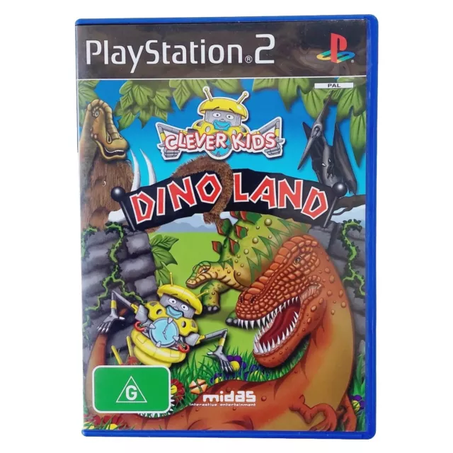 Clever Kids: Dino Land - Sony Playstation 2 (PS2) Game