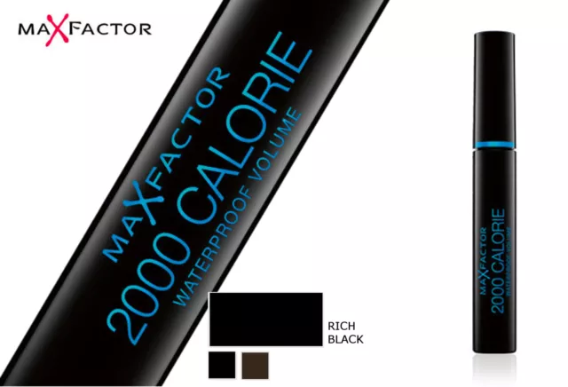 Max Factor Calorie 2000 Mascara Waterproof Volume- Black