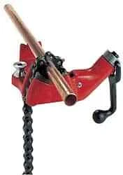 Ridgid 1/4 to 6" Pipe Capacity, Manual Chain Vise