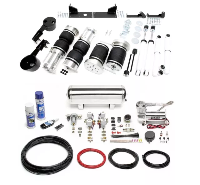 Ta technix Sospensione Pneumatica Viair Compressore Kit Argento per MERCEDE