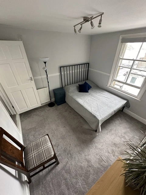 HABITAT DOUBLE BED frame including IKEA mattress £75.00 - PicClick UK