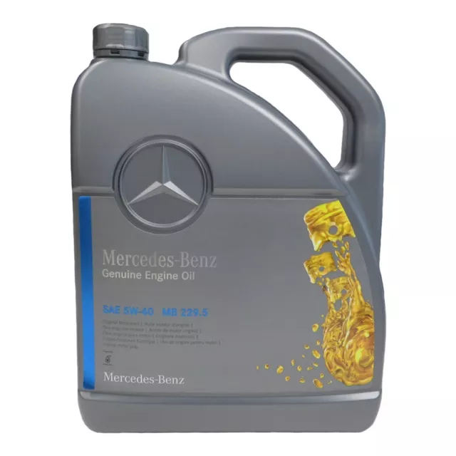 Original Mercedes-Benz Genuine Engine Oil - 5W-40 MB 229.5   | 5 Liter