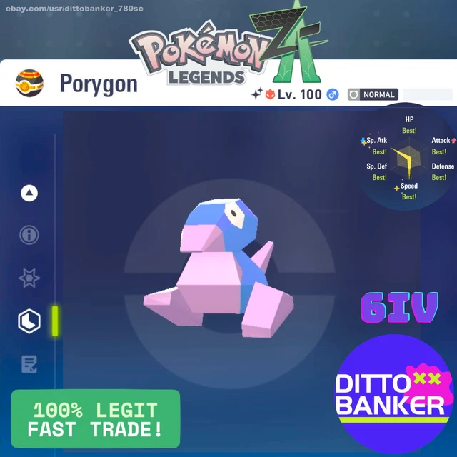 Pokemon Legends ZA SHINY KANGASKHAN Lv100 Adamant/6IV MAX EV FAST Tradė