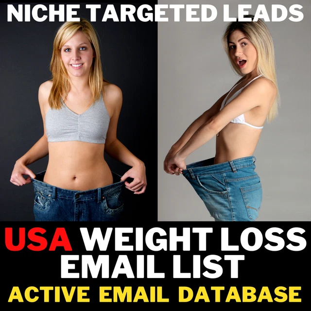 USA Weight Loss, Niche Targeted Leads, Active Email Only Database -Fast Delivery