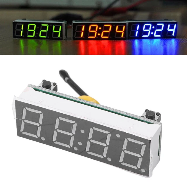 Orologio Donna Digitale Modulo Elettronico DS3231SN LED - Orologio Digitale, Temperatura E Voltmetro, Fai Da Te Arduino Rtc - Foto 11