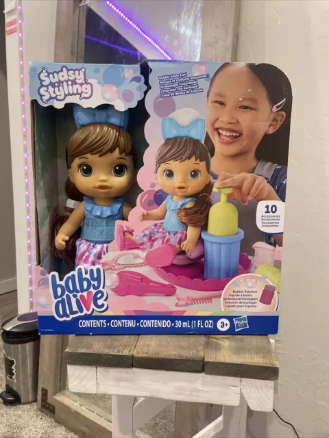 Baby Alive Sudsy Styling Doll