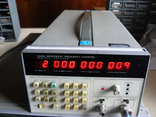 HP 5343A Fréquencemètre Hewlett Packard (Compteur de fréquence micro-ondes)