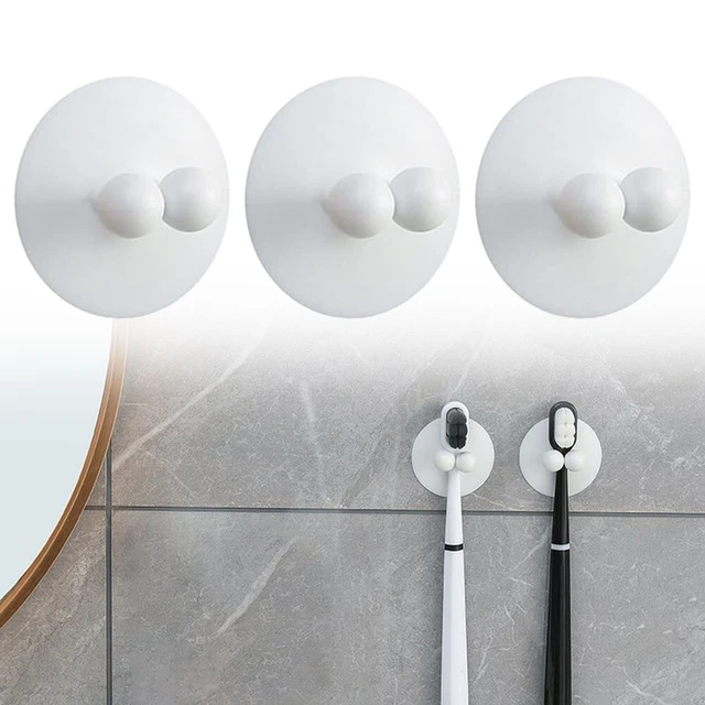 Soporte para cepillo de dientes de silicona sin complicaciones instalación y extracción