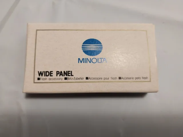 Minolta Wide Panel 280PX Diffuser Flash Accessory - BRAND NEW