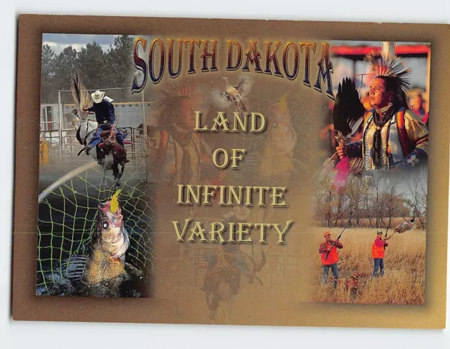 Postcard South Dakota Land of Infinite Variety