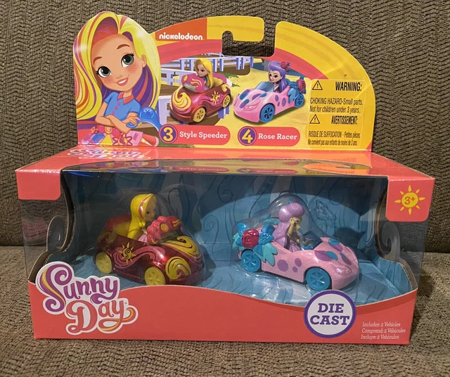 Sunny Day DIE CAST Cars# 3 Style Speeder # 4 Rose Racer  Nickelodeon  New